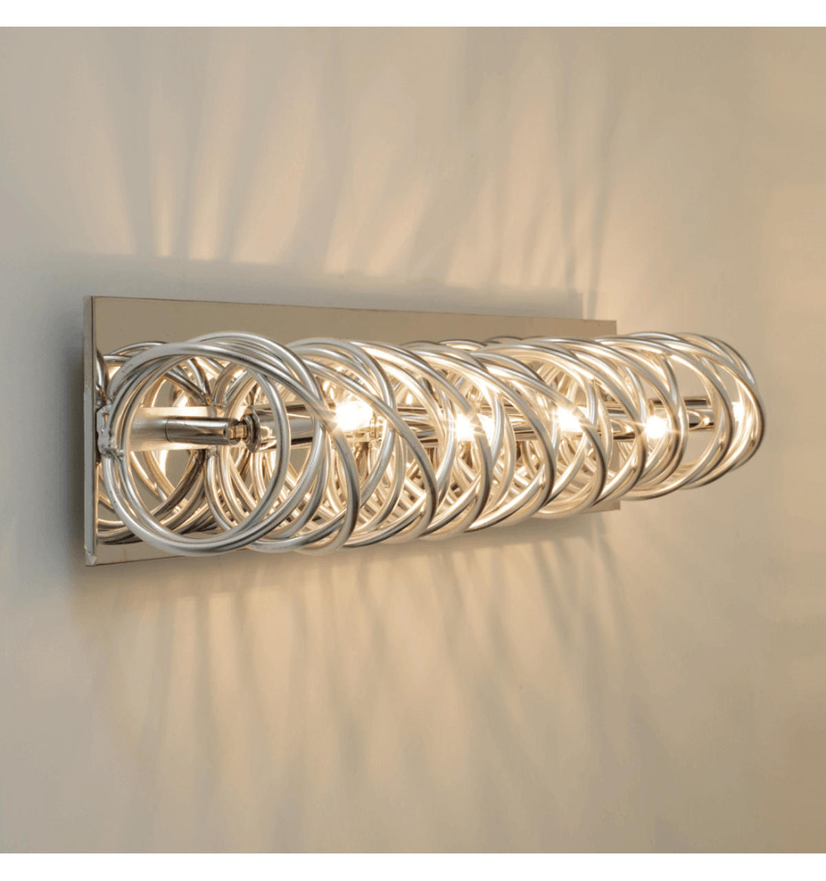 DECKENLEUCHTE Memphis, Silber/Chrom, 62cm - Chromfarben, Metall (62/12/13cm) - KOSILUM