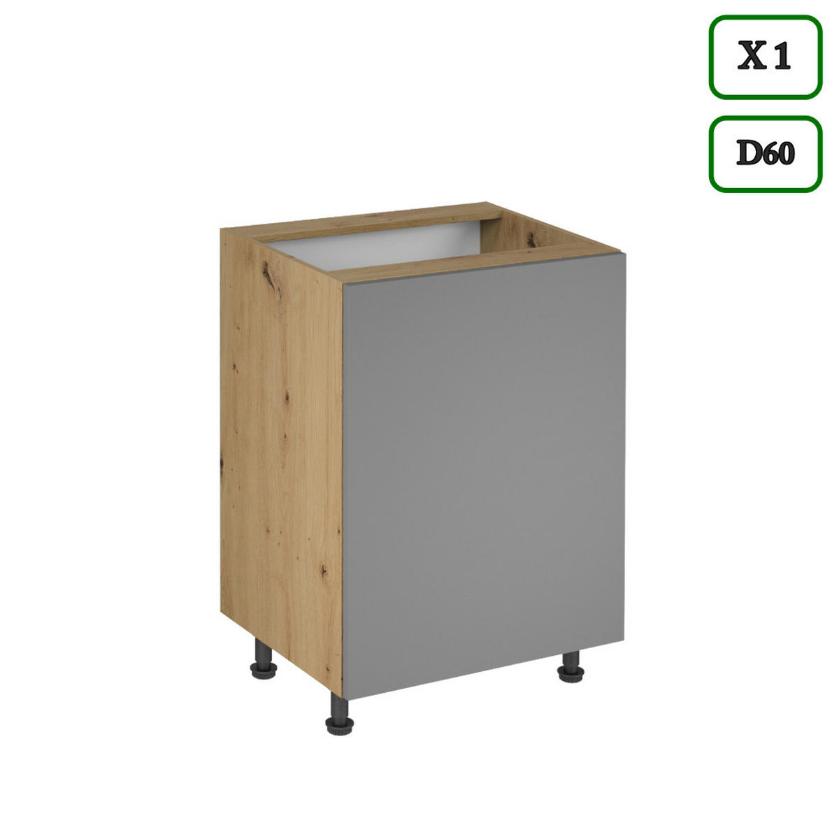 ECKKÜCHE 210 × 320 ×150 cm - Langen K103-M680 - in Beige / Matt - Beige/Schwarz, Holz/Holzwerkstoff (320/212/210cm)