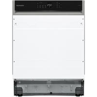 GESCHIRRSPÜLER, 60 cm teilintegrierbar, Einbau Spülmaschine, 12 Maßgedecke, 6 Programme, AquaStop, Startzeitvorwahl, Auto-Door, leise 45 dB, GET6012DI - Silberfarben/Schwarz, Kunststoff/Metall (59.8/82/57cm) - Telefunken