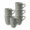 KAFFEEBECHER Beat Color Glaze Perlgrau 350 ml 6er Set - Grau, Keramik (0.35L) - Seltmann Weiden