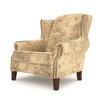 CHESTERFIELD-SESSEL Anton Beige Microfaser Vintageoptik - Beige/Braun, Holz/Textil (102/102/93cm) - S-Style Möbel