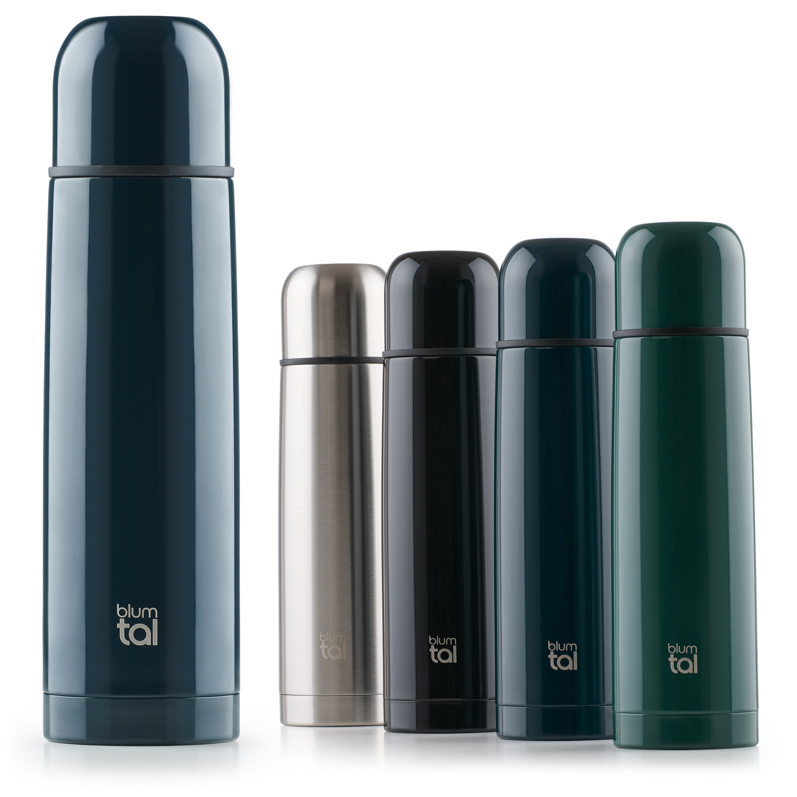 Blumtal Thermosflasche Dunkelblau