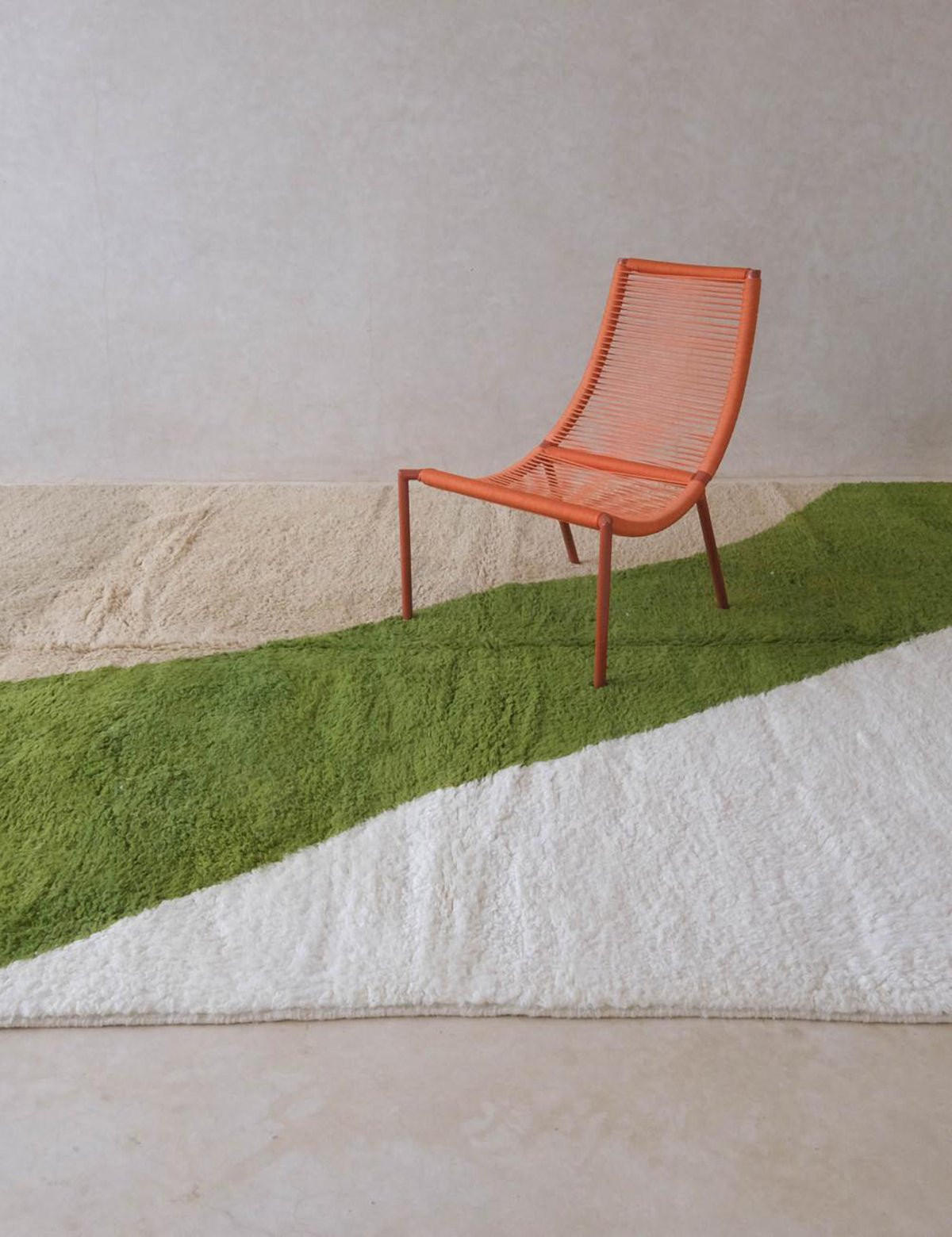 BERBERTEPPICH mit Linienmuster 250x 342 cm - Grün, Naturmaterialien (250/342cm) - AFK Living