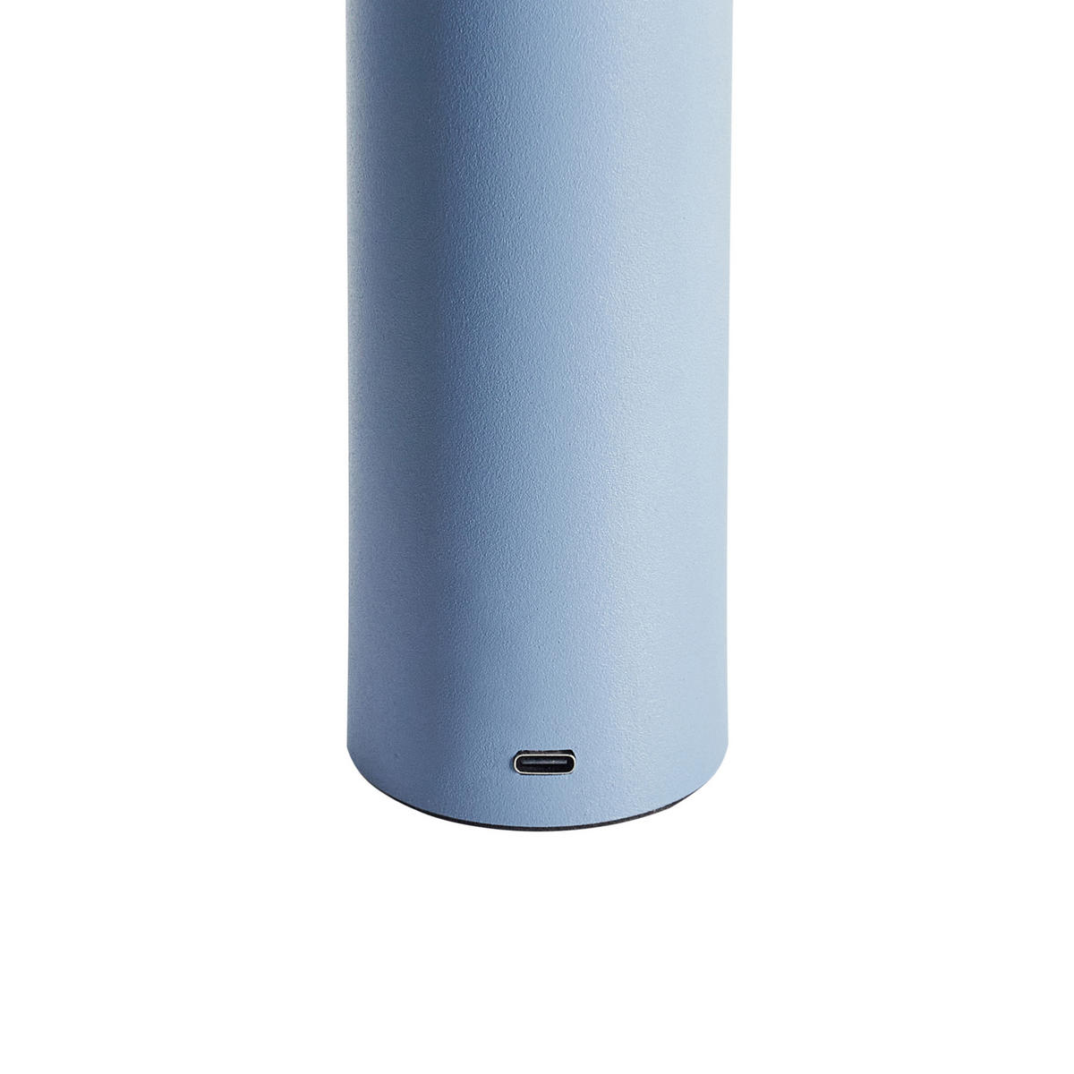 LED-TISCHLEUCHTE Blau/Weiß Bojo - Blau/Weiß, Metall (14/14/25cm) - Beliani