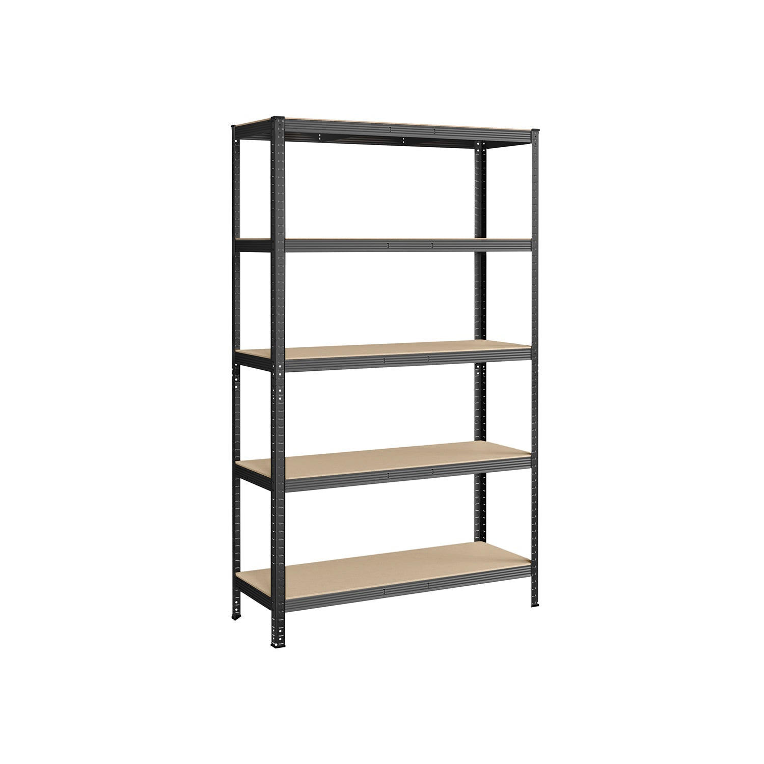 SCHWERLASTREGAL PORTO-NOVO - Grau, Holzwerkstoff (120/200/60cm) - Hansiro