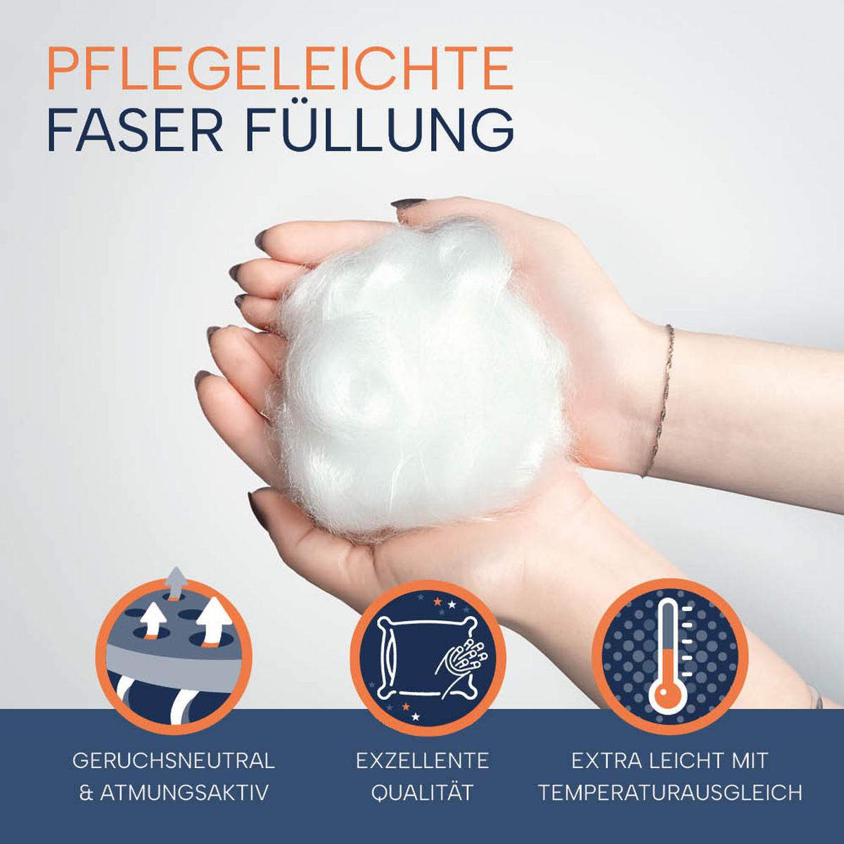 BETTDECKE 135x200 Extra Leicht, COMFORT Sommerdecke waschbar, allergikerfreundlich - Weiß, Textil (135/200cm) - casimum