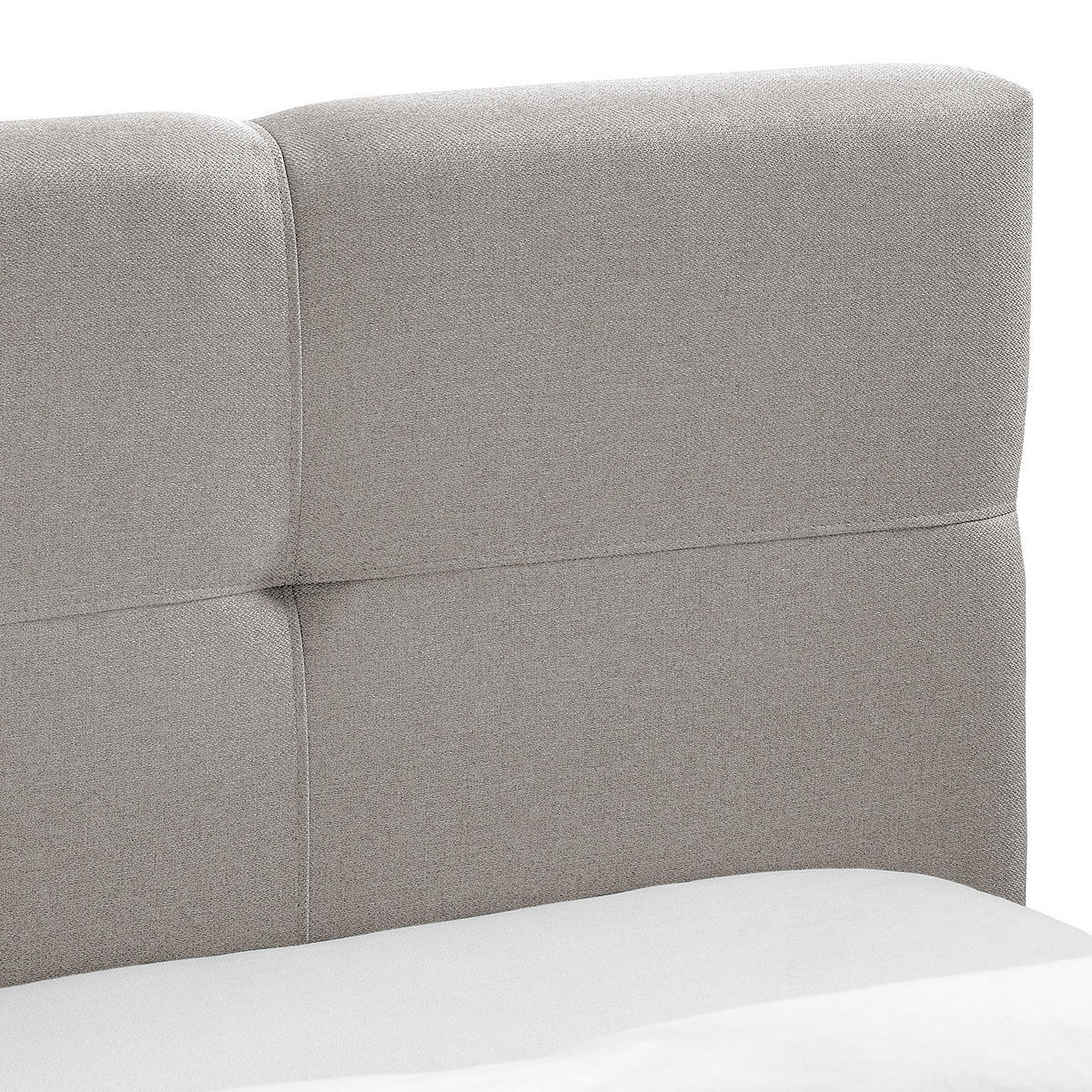 POLSTERBETT - Dunkelgrau, Textil (200/200cm) - home24