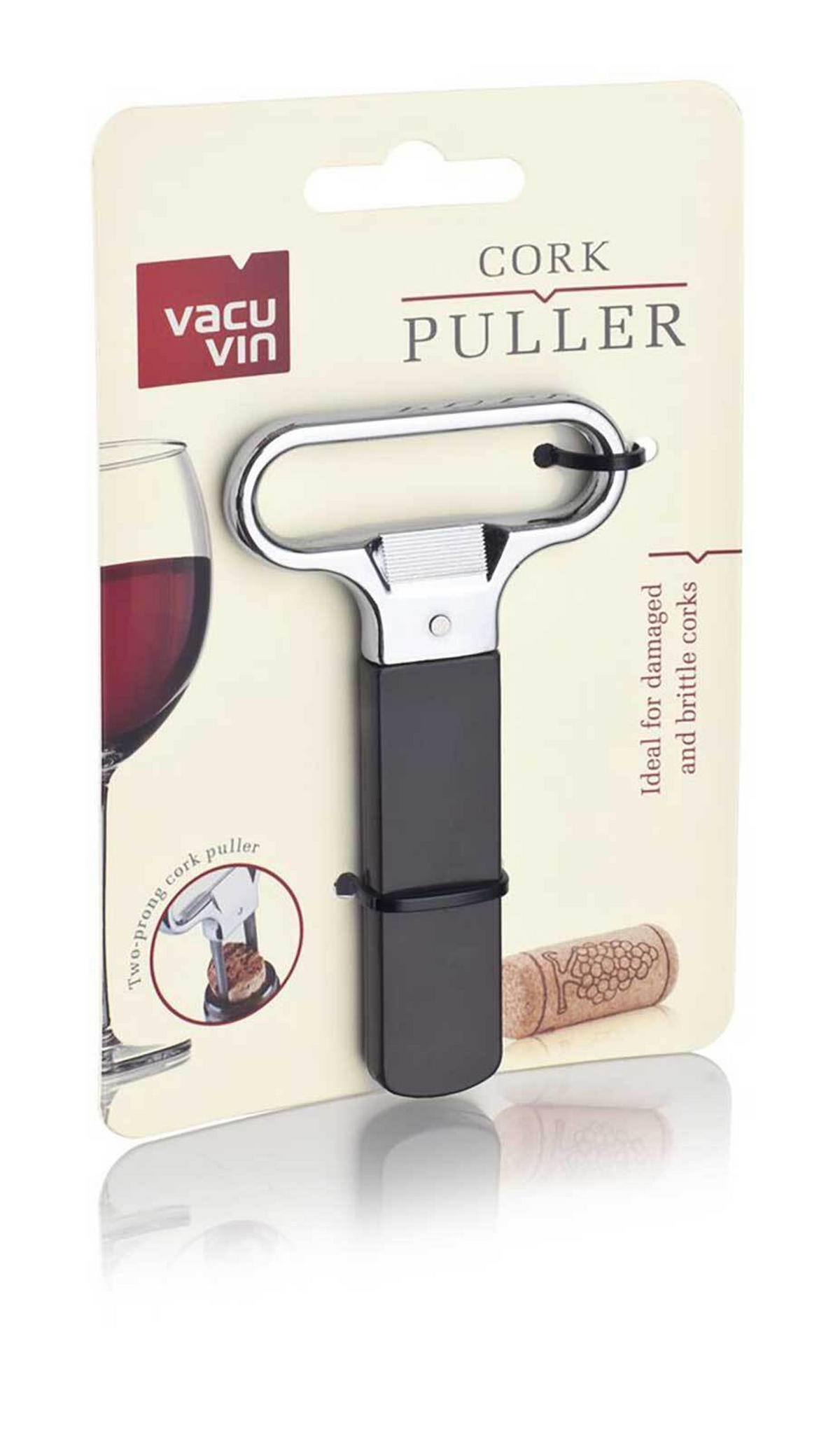 KORKENZIEHER Universal silber - Silberfarben, Metall (11cm) - Vacu Vin