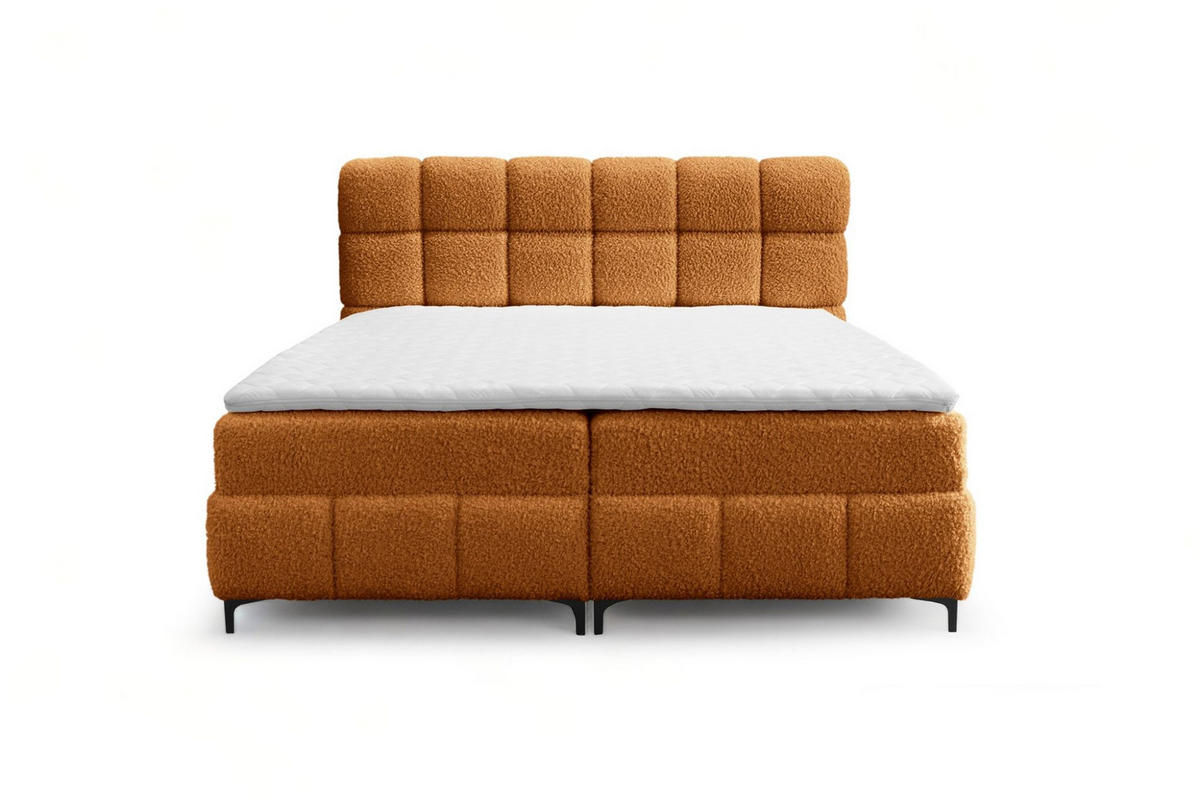 BOXBETT Sophie In Rolf - Honig, Holzwerkstoff/Textil (160/200cm) - Fun Möbel