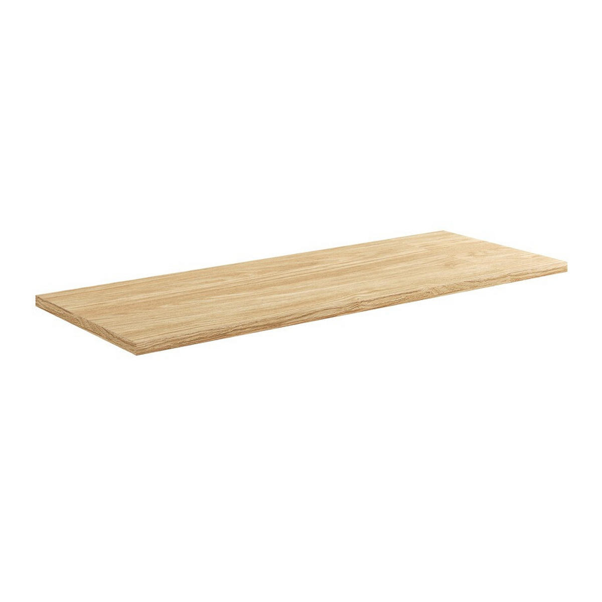 BADMÖBEL-SET 8 Teile - Luxor Black L BM111 in Schwarz/Geölte Eiche - Eichefarben/Schwarz, Holz (120/170/46cm)