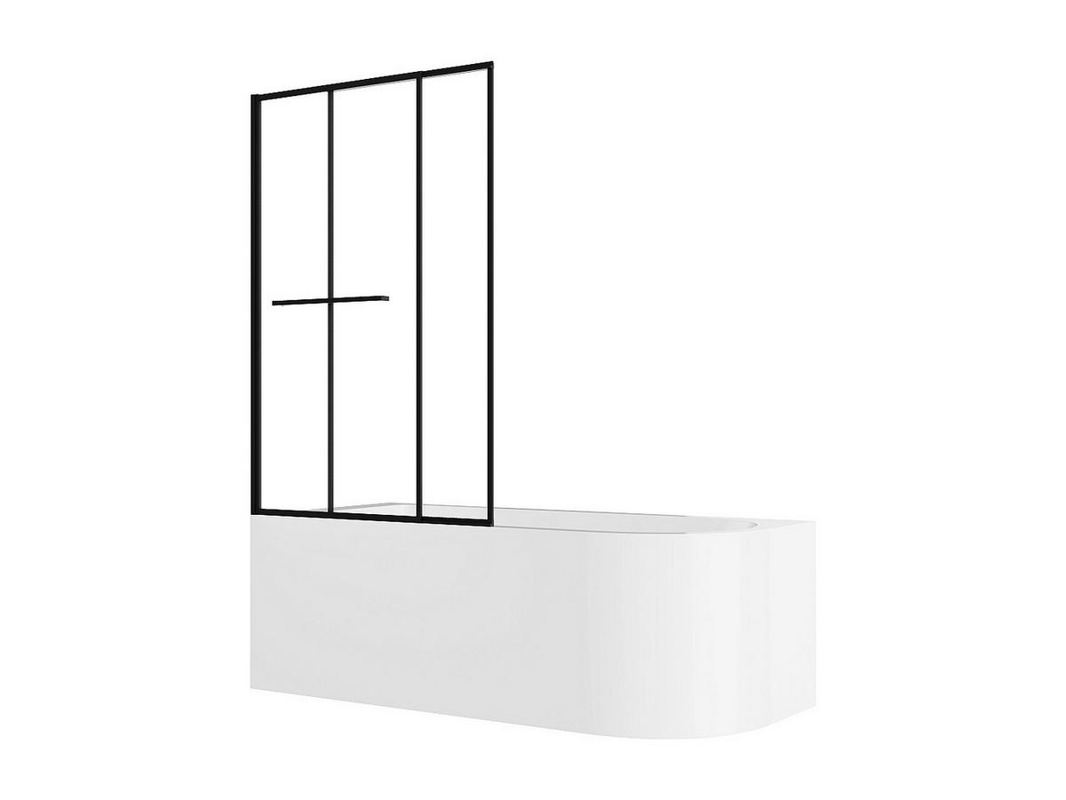 DUSCHBADEWANNE - 1 -Sitzer - Acryl - weiß - ANIKA - Weiß, Kunststoff (170/58/75cm) - Vente-Unique