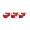 ESPRESSOTASSEN Doppio Rot 80 ml 6er Set - Rot, Keramik (0.08L) - Ritzenhoff Breker