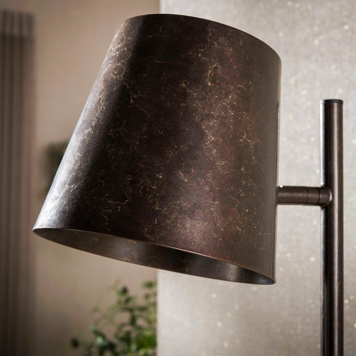 STEHLEUCHTE Flex Braun 18/37/157 cm - Braun, Metall (18/37/157cm) - Hoyz Collection