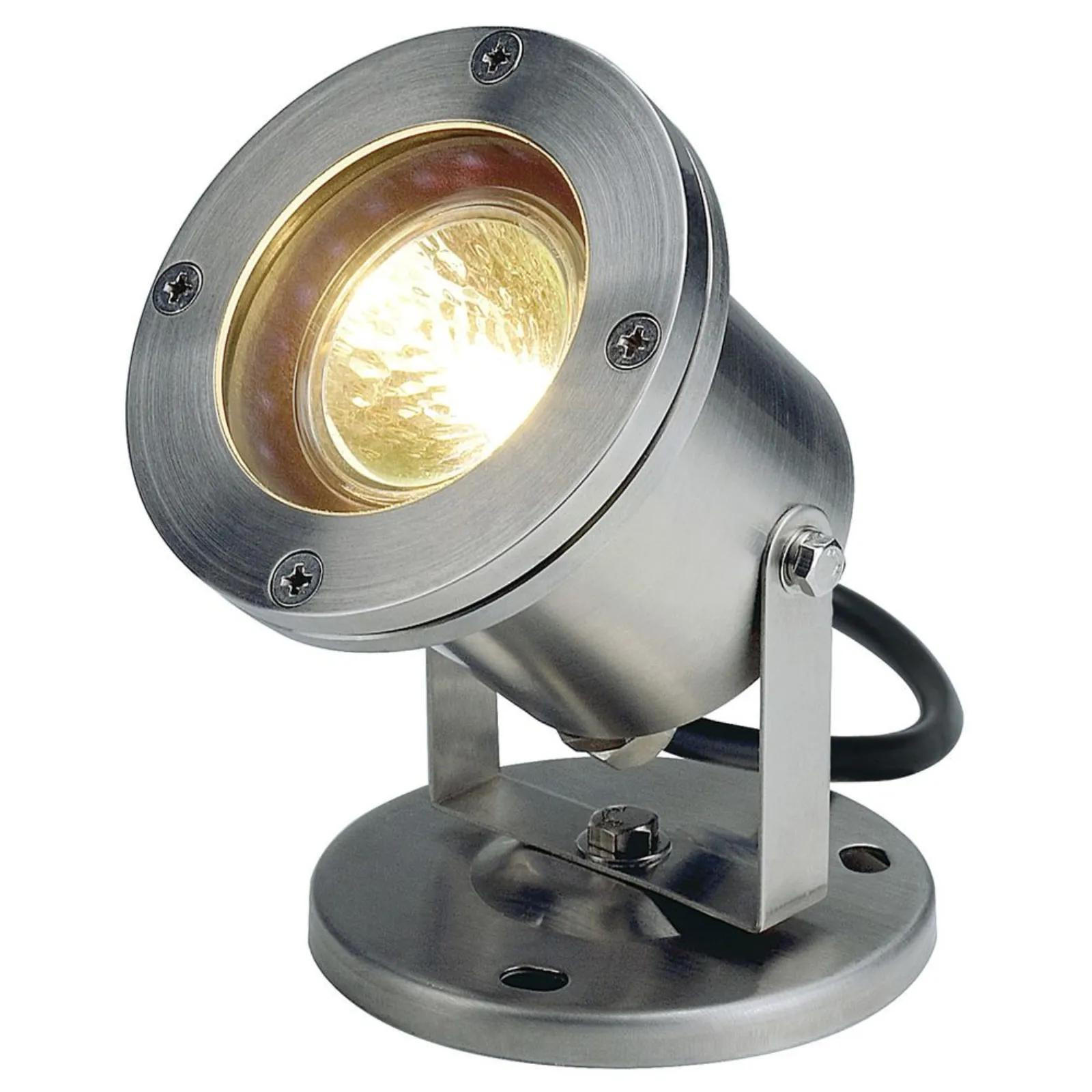 AUSSENSTRAHLER Nautilus Edelstahl - Edelstahlfarben, Metall (5/5/12.5cm) - SLV