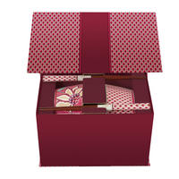GESCHENKSET Bowls 15 cm & chopsticks oriental blumenfestival dar - Rosa, Keramik - Pip Studio