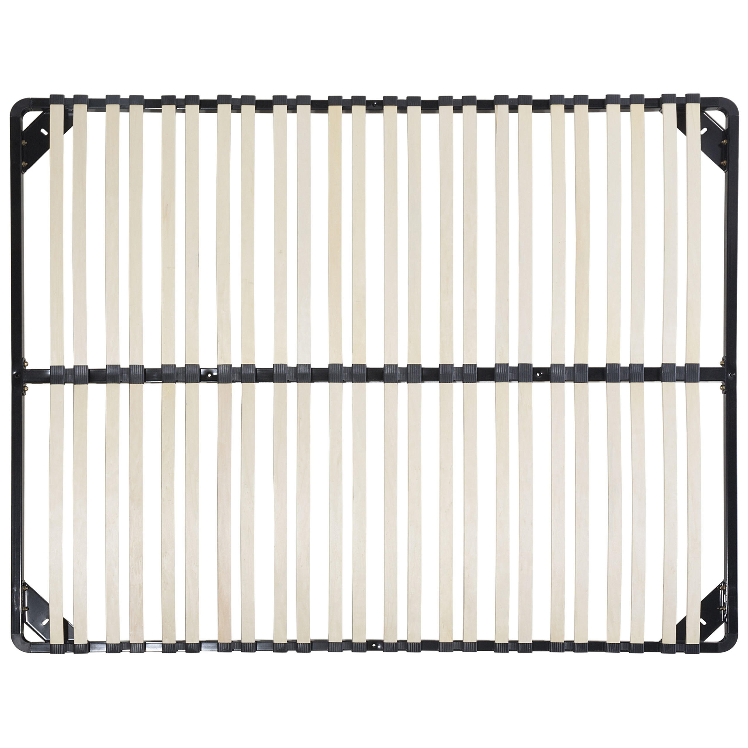 Beliani Lattenrost Schwarz 180x200 cm
