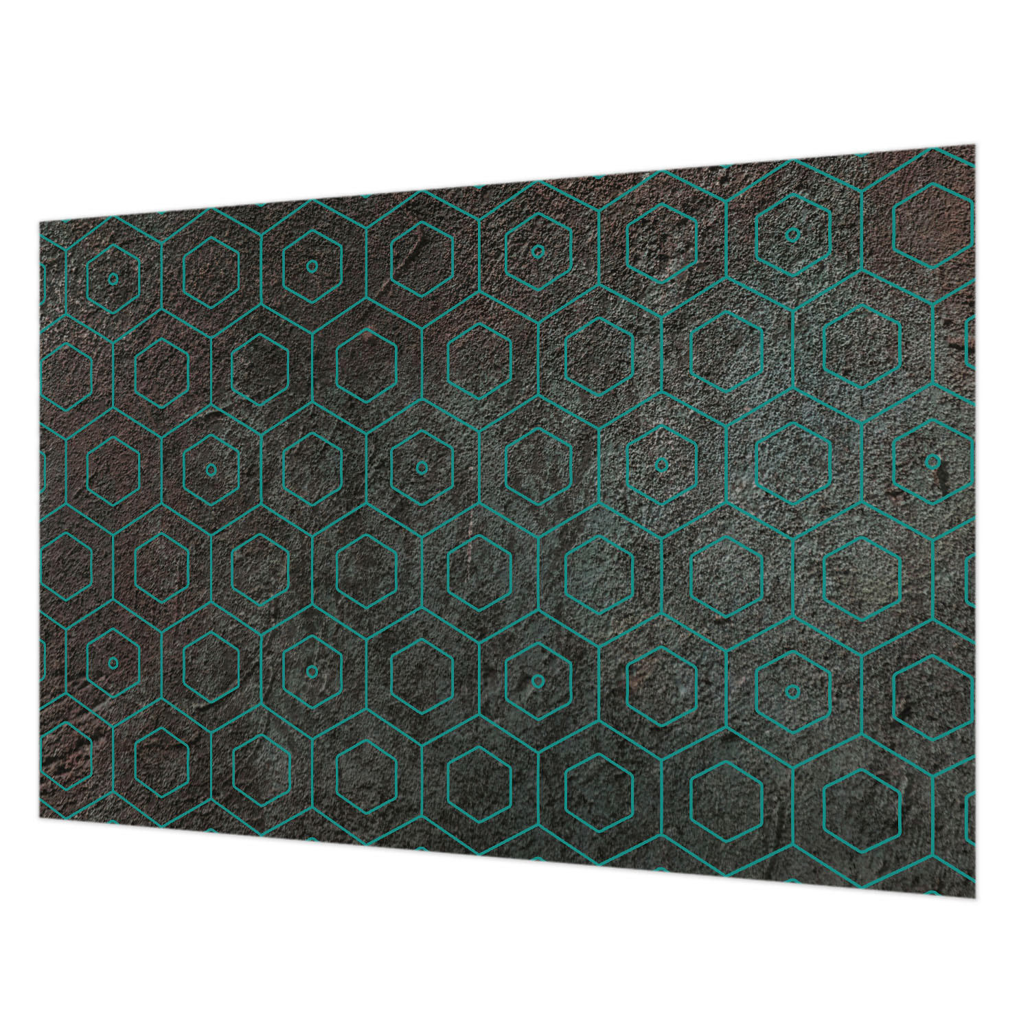 FOTOTAPETE 152x104 cm - Geometrisches Muster - Braun, Textil (152/104cm) - Wallfluent