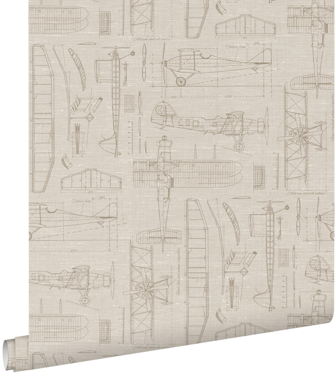 ESTAhome Tapete Beige 50x0.1 cm