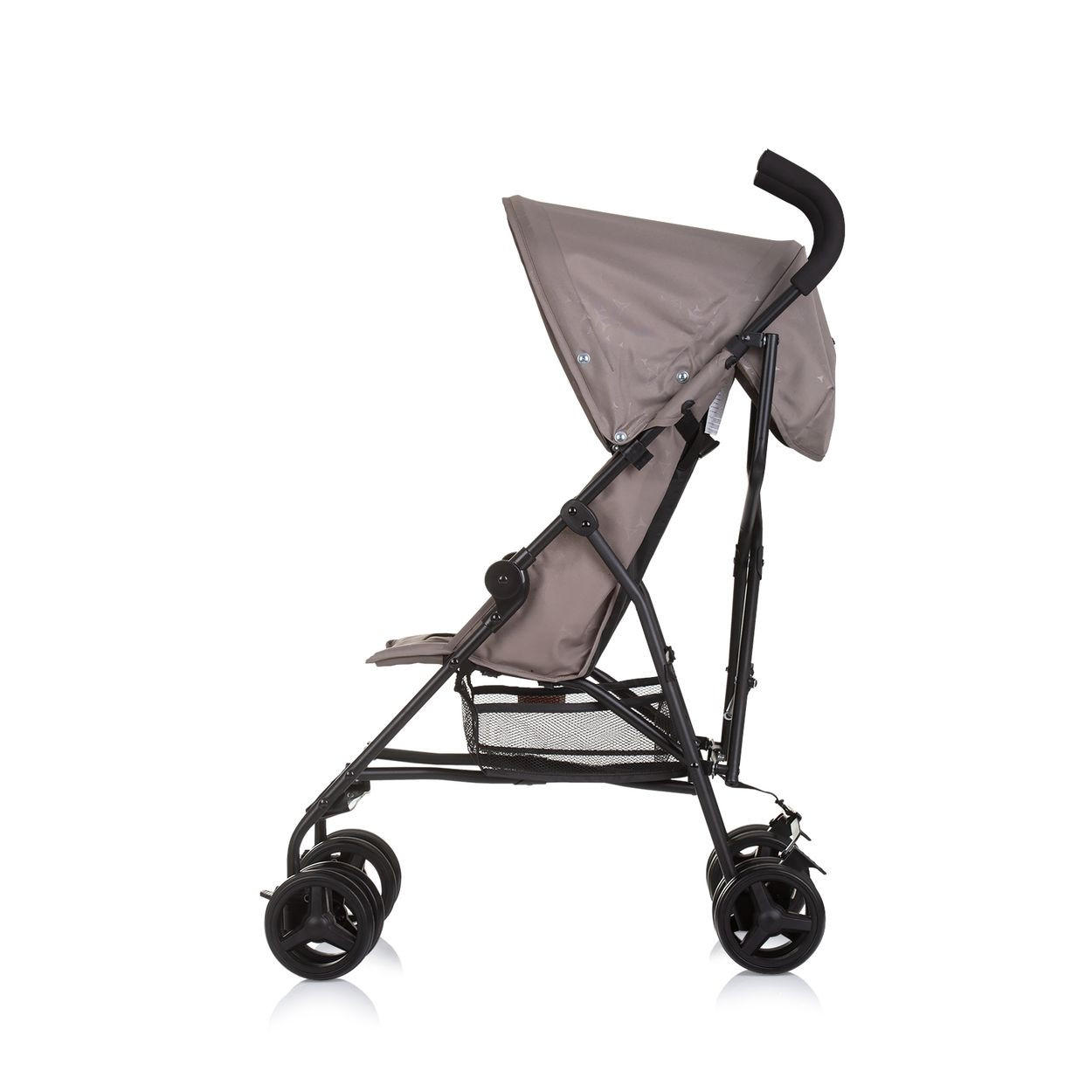 BUGGY Point beige 5-Punkt-Gurt, Rückenlehne verstellbar, Korb - Beige, Metall (66/46/100cm) - Chipolino