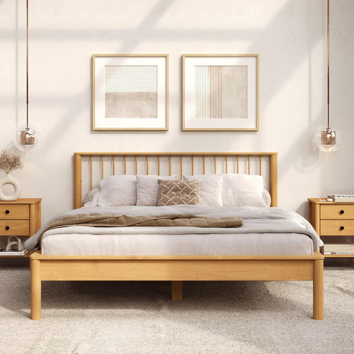 FUTONBETT APOANA 140x190 cm Eiche - Eichefarben, Holz (140/190cm) - IDIMEX