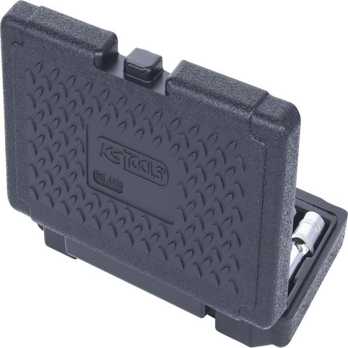 KS TOOLS 1/2" CHROMEplus Torx-E-Stecknuss-Satz, lang, 8-tlg ( 918.4420 ) - Multicolor, Kunststoff (235/250/55cm) - KS Tools