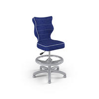 KINDERSTUHL Petit mit Fußstütze - Blau, Textil (66/96/66cm) - RAUMHIRSCH FURNITURE