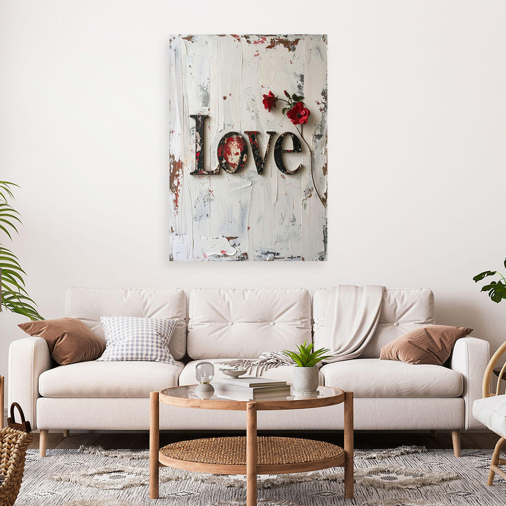 Thumbnail - Feeby Leinwandbild, Weiß, Textil, Sprichwort/Zitat, Rechteckig, 70x100 cm, Bilder und Zubehör, Wandbilder, Leinwandbilde...