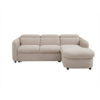 SCHLAFSOFA - 4 Personen - stoff - beige Raviela - Beige, Textil (238/80/186cm) - Vente-Unique