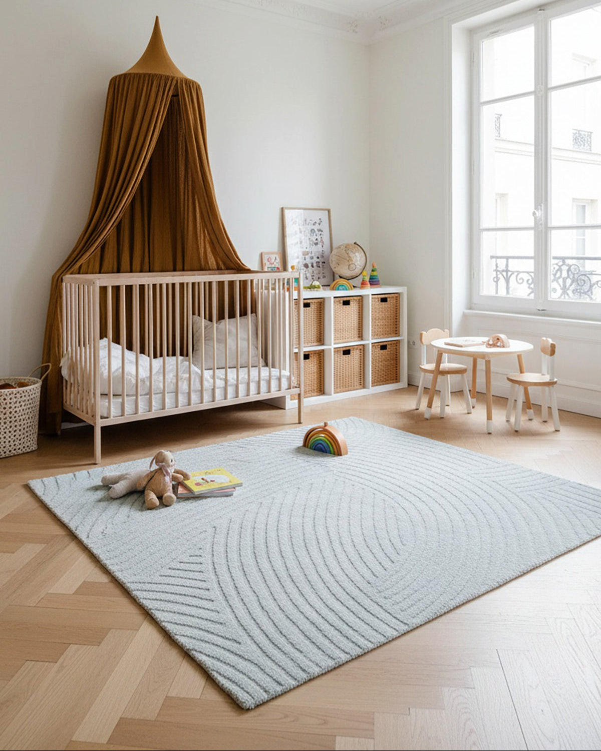 TEPPICH sehr weich mit Relief-Effekt blau - Blau, Textil (200/290cm) - AFK Living