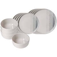 BASIC-SET Trio Grau 12er Set - Grau, Keramik (2/2/2cm) - Ritzenhoff Breker