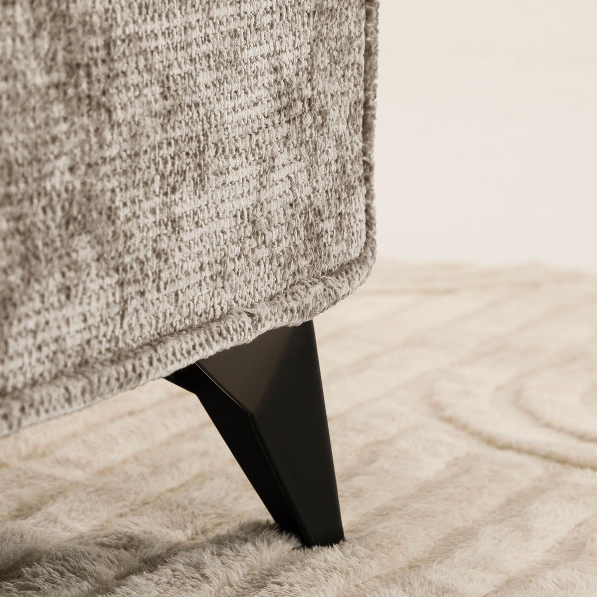 POLSTERBETT VIRETTA 140X200 CM - Hellgrau, Textil (140/200cm) - IDIMEX