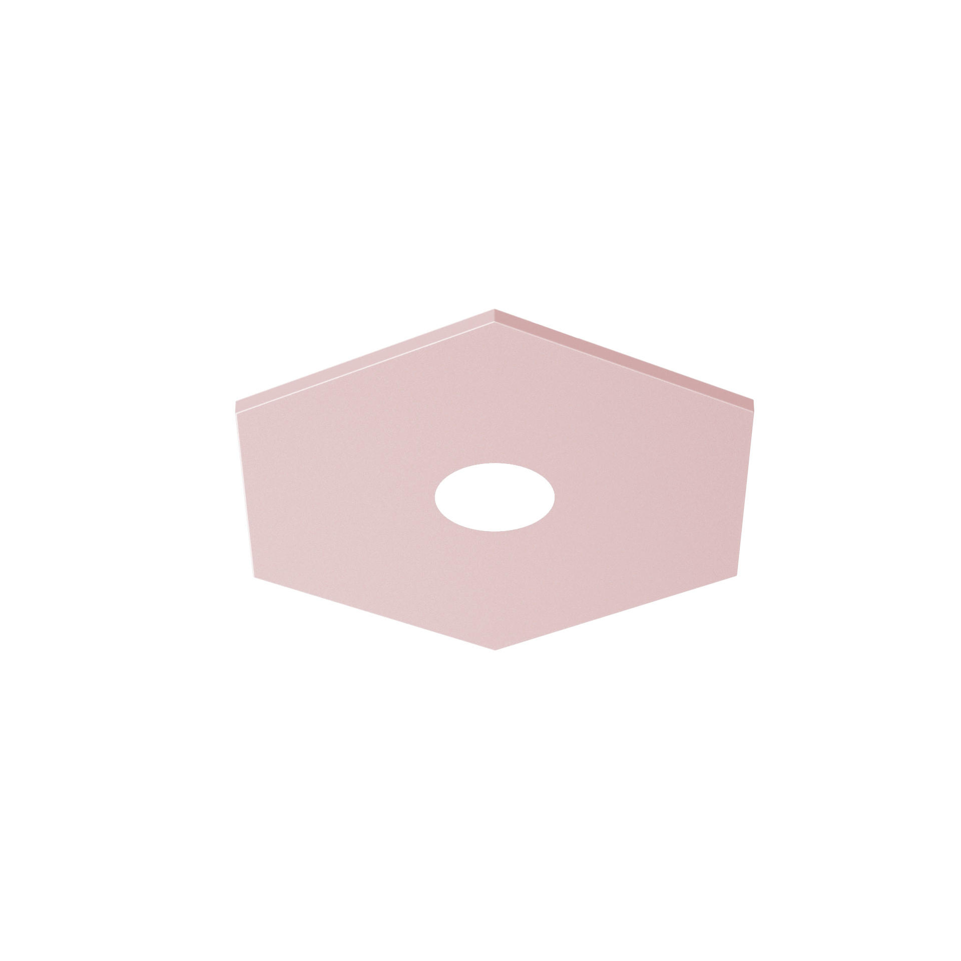 Lumicom Deckenleuchte Pink 25x4x25 cm