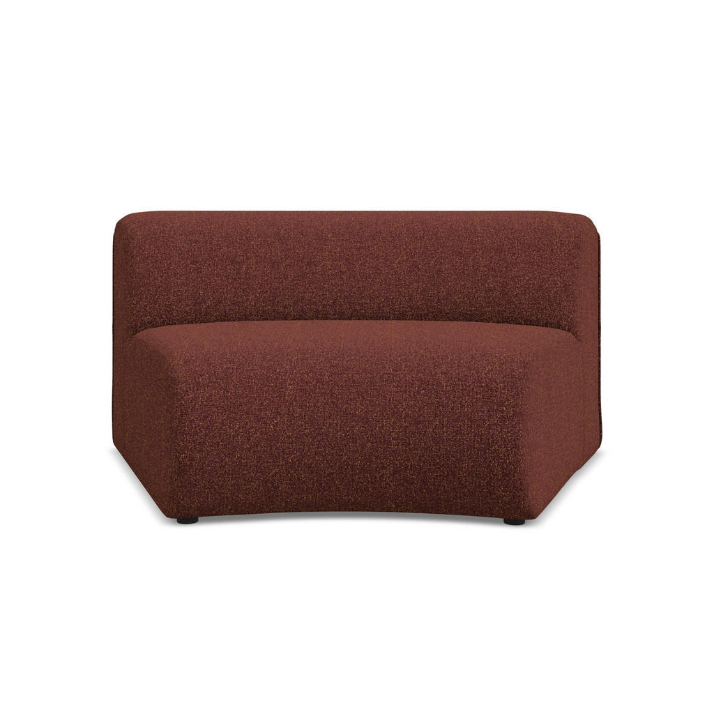 Thumbnail - Makamii Sofaelement, Bordeaux, Textil, 1-Sitzer, Füllung: Schaumstoff, 147x70x89 cm, Made in EU, Wohnzimmer, Sofas & Cou...