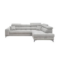 ECKSOFA mit elektrischer Wallaway-Funktion und vielseitigen Anpassungsmöglichkeiten - Taupe, Textil (198/282cm) - ed exciting design