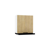 HÄNGESCHRANK W60/68 SLIM P/L - Dnoria - mit Dunstabzug - Eiche Artisan, Holz/Metall (60/68/30cm) - ROYAL24_MARKT