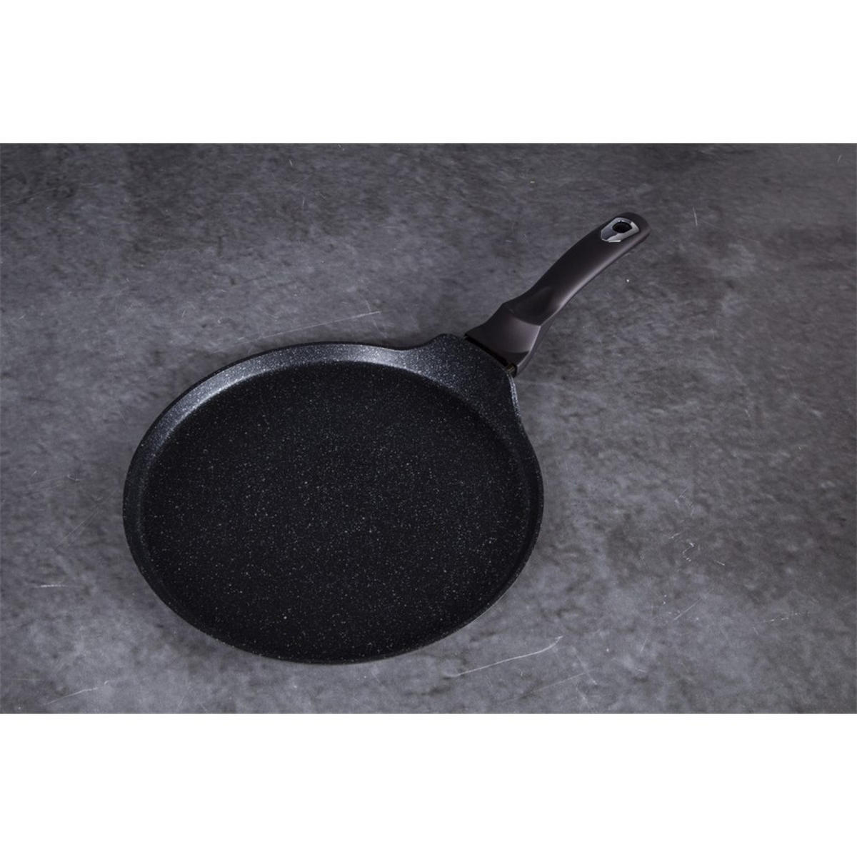 CRÊPEPFANNE Schwarz 28/28/2 cm BH7132 - Schwarz, Kunststoff (28cm) - Berlinger Haus