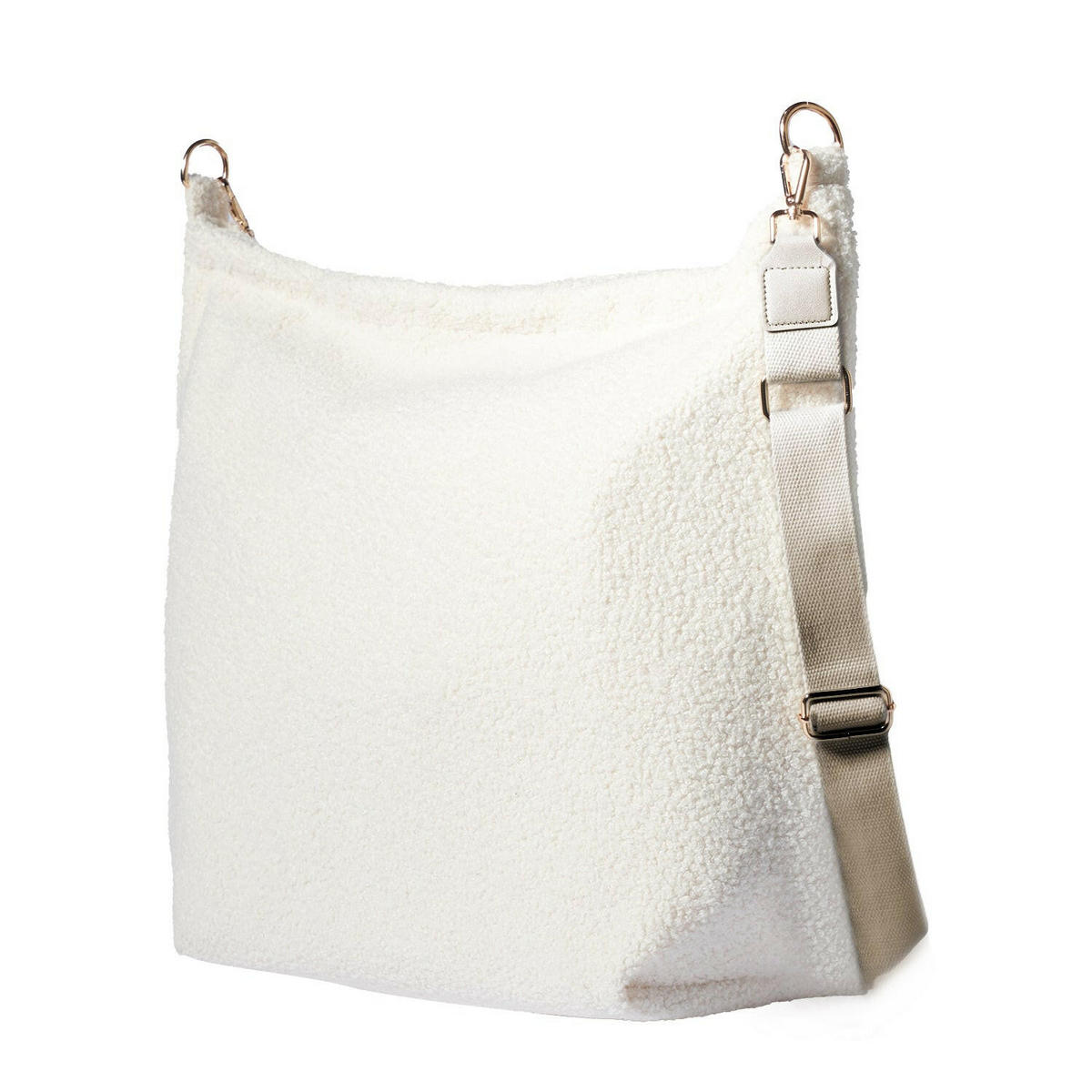 MOM Bag Teddy Bouclé Natur - Naturfarben, Textil (60/10/45cm) - nordic coast company