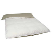 WENDE-BETTDECKENBEZUG Doubleface reines Leinen weiß/taupe 135/200 cm - Taupe/Weiß, Naturmaterialien (135/200cm) - beties Heimtextil