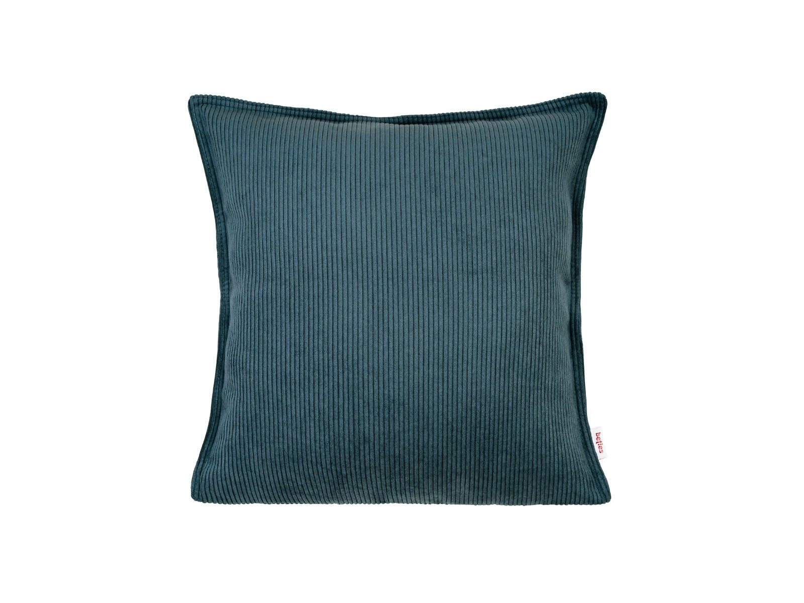 KISSENHÜLLE HYggelig No.1 nord-blau Cord-Samt 40/40 cm - Blau, Textil (40/40cm) - beties Heimtextil