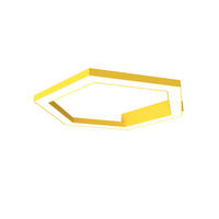 LED-DECKENLEUCHTE - Gelb, Metall (1.6/3/40cm) - Lumicom