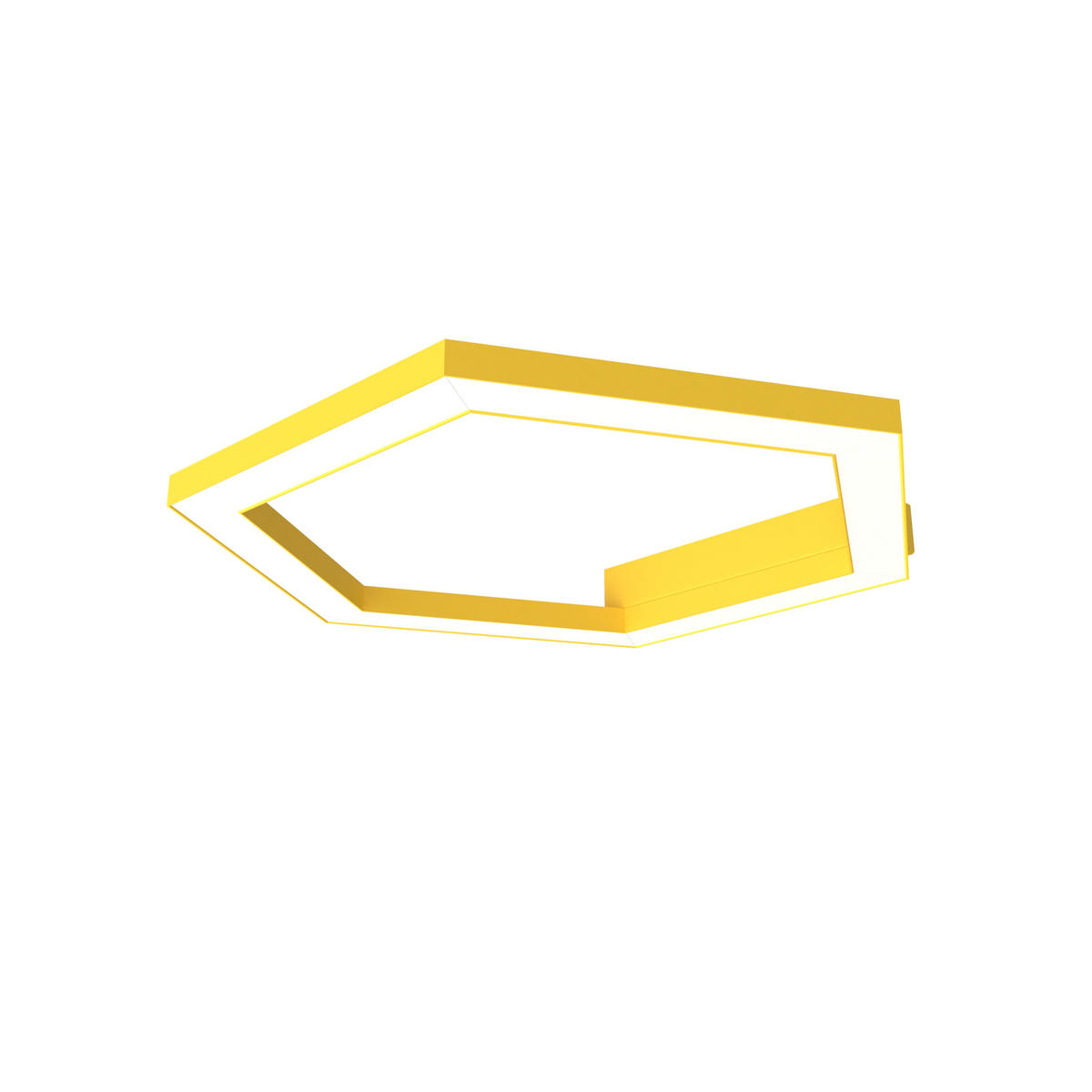 LED-DECKENLEUCHTE - Gelb, Metall (1.6/3/40cm) - Lumicom