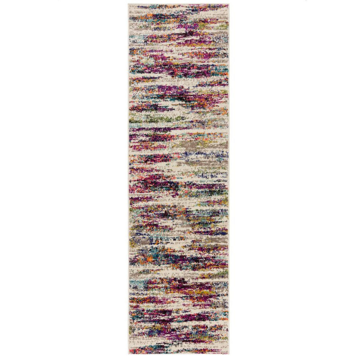 TEPPICH Abstrakt-Bunt-Design, pflegeleicht BLYTH, Multi 66x230 cm - Multicolor, Textil (66/230cm) - KADIMA DESIGN