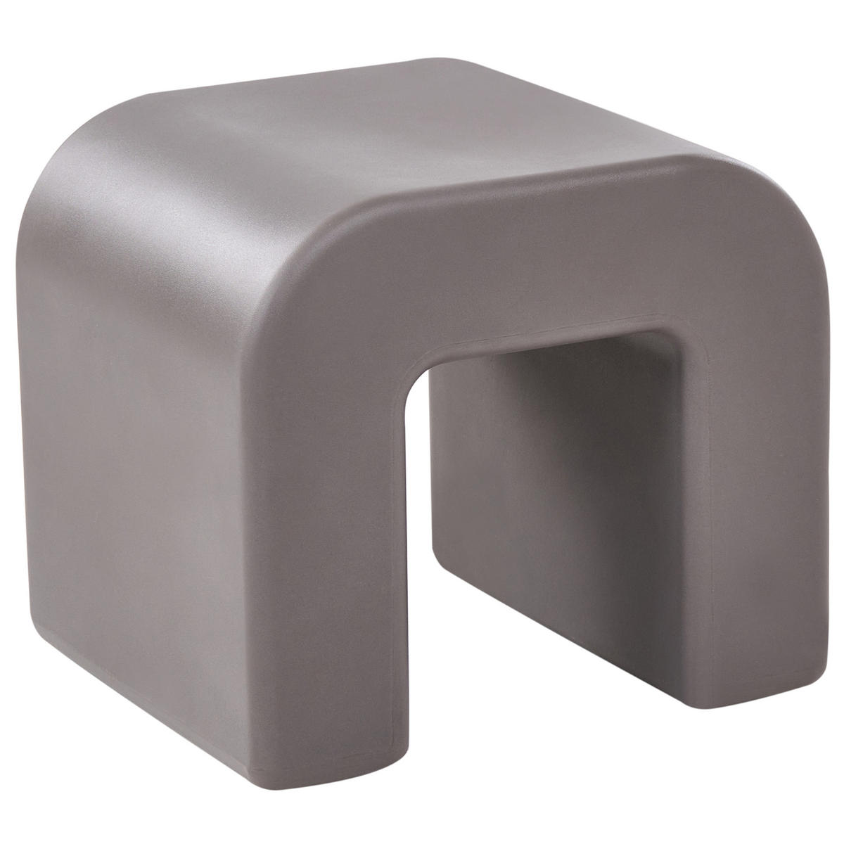 BEISTELLTISCH 2er-Set Taupe - Taupe, Kunststoff (41/45/40cm) - Beliani