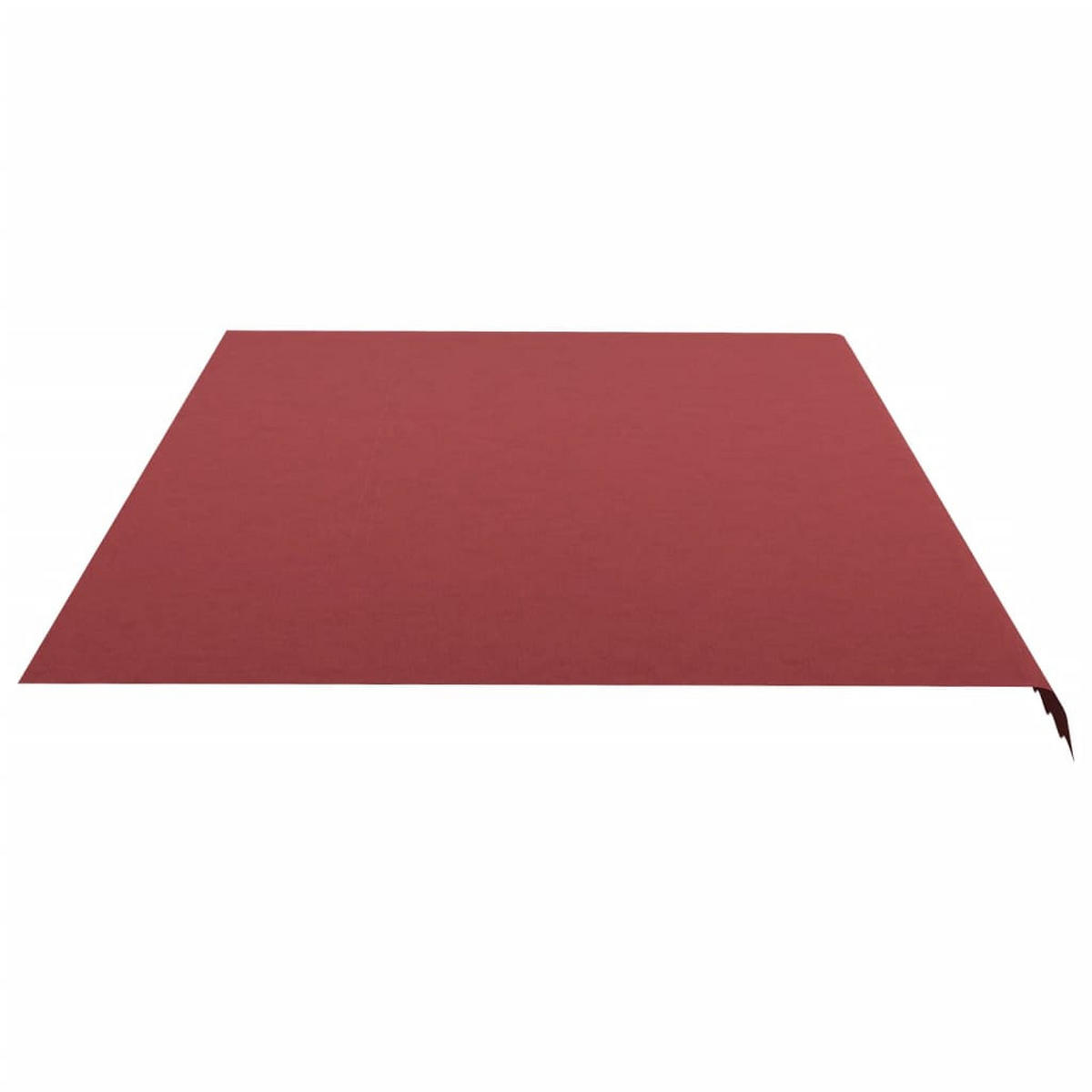 MARKISENSTOFF mit Volant| Rot, für 600x350cm Rahmen | Markisenbespannung Markisentuch - Rot, Textil (580/0.3/345cm) - DELUKE