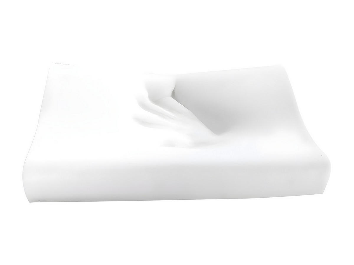 ERGONOMISCHES Memory-Schaum-Kopfkissen - 50 x 30 cm - Weiß - SLEEPY von YSMÉE - Weiß, Textil (50/30cm) - Vente-Unique