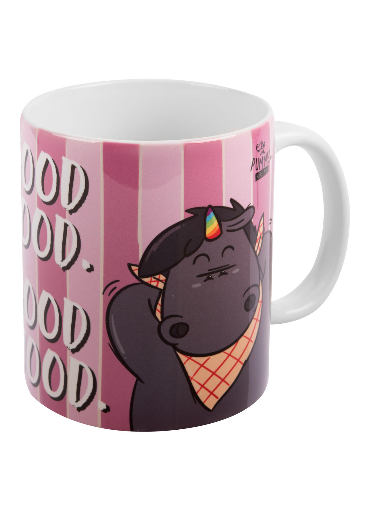 KAFFEEBECHER Pummel und Friends Frühstück Mehrfarbig 320 ml - Multicolor, Keramik (0.32L) - United Labels