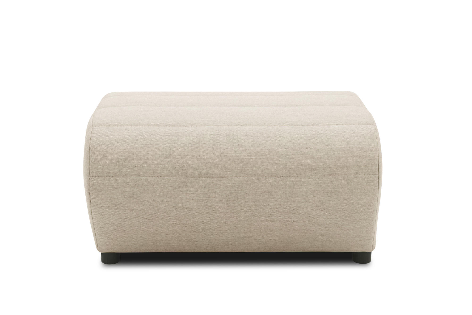 GARTENLOUNGE-HOCKER Boudicca 73x40x63 mit Outdoorbezug in taupe - Taupe, Kunststoff (73/40/63cm) - 58aufmkessel