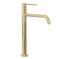 WASCHBECKENARMATUR Rea Lugano Slim Gold High - Goldfarben, Metall (5/34/23cm) - REA