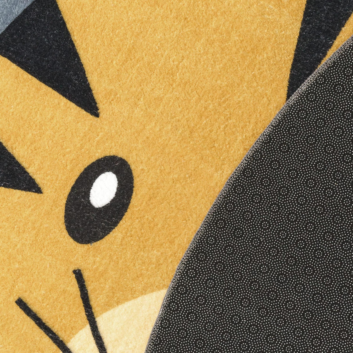 KINDERTEPPICH waschmaschinenwaschbar Löwe Kinderzimmer schmutzabweisend Mehrfarbig Rund 100D - Multicolor, Textil (100/100cm) - KADIMA DESIGN