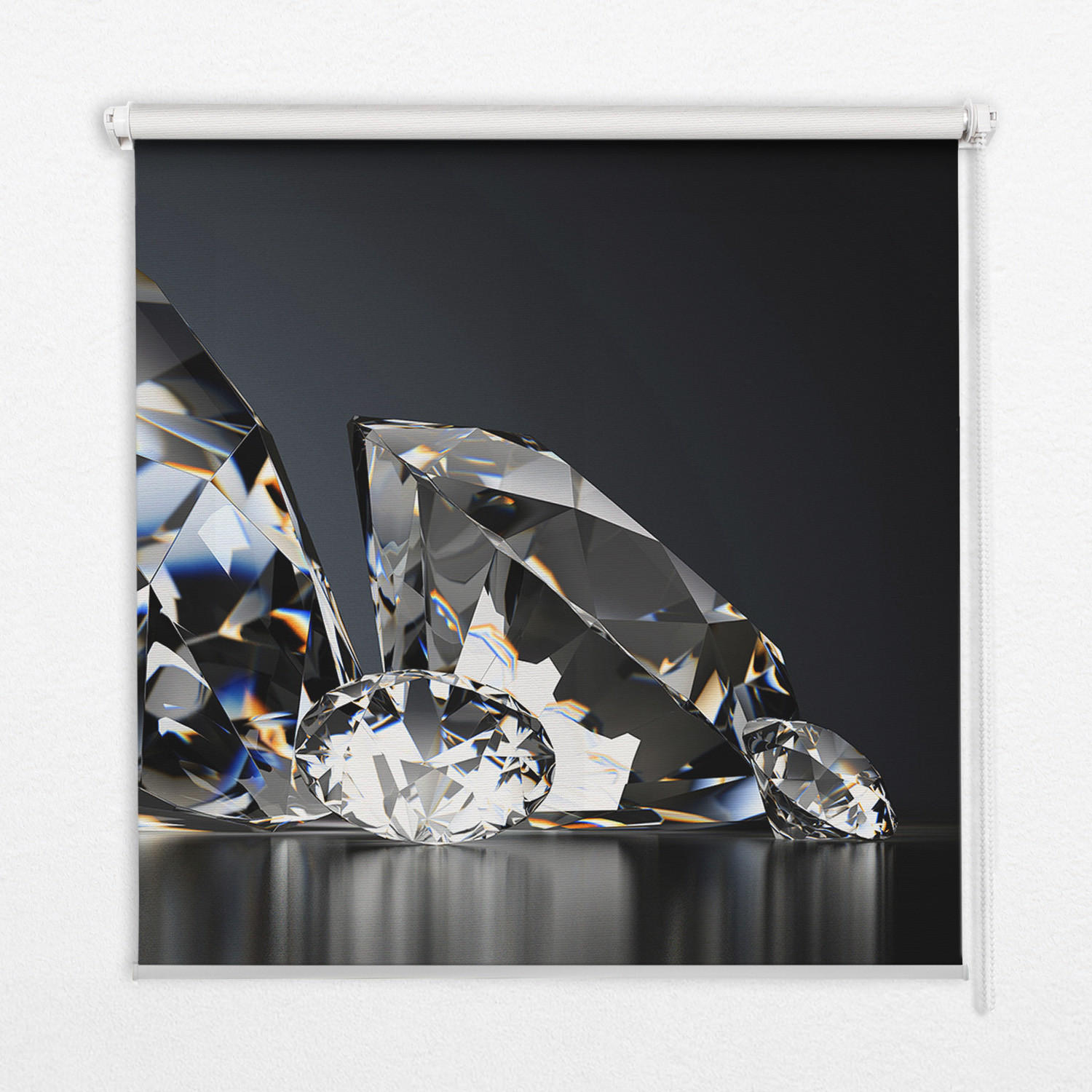 TULUP VNITŘNÍ roleta - okenní roleta - roleta - 70x140 cm - Diamanty